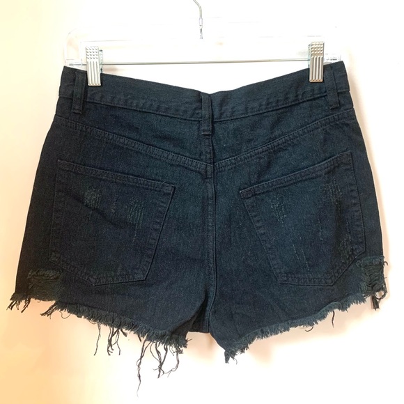 NWT High Waisted Jean Shorts Women’s M - Picture 2 of 5